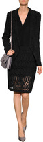 Thumbnail for your product : Donna Karan New York Skirt with Crochet Overlay