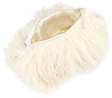 Thumbnail for your product : Jimmy Choo Callie Tassel Feather-Trimmed Leather Clutch
