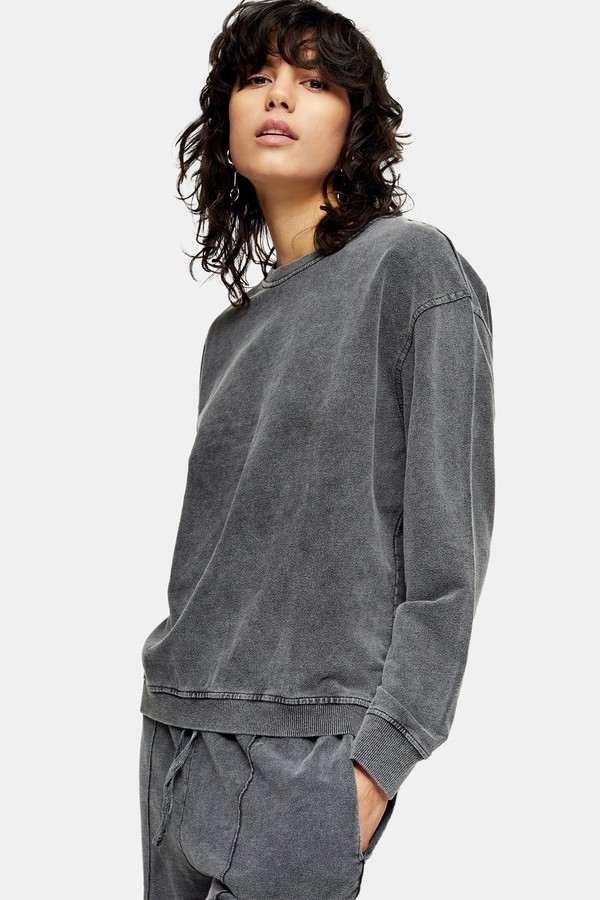 Womens washed sweatshirt Clearance