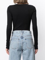 Thumbnail for your product : AGOLDE Leila jersey bodysuit