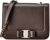 Thumbnail for your product : Ferragamo Vara Bow Leather Shoulder Bag