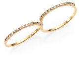 Thumbnail for your product : Kelly Wearstler Victoria Pavé Two-Finger Ring