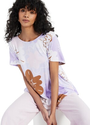 Alfani Petite Printed T-Shirt, Created for Macy's