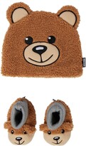 Thumbnail for your product : MOSCHINO BAMBINO Baby faux shearling beanie and booties set
