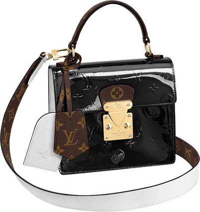 Louis Vuitton Spring Street NM Handbag Monogram Vernis with Monogram Can