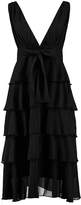 Thumbnail for your product : boohoo Plunge Ruffle Midi Dress