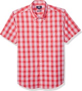 Thumbnail for your product : Cutter & Buck Men's Short Sleeve Strive Shadow Plaid Button Up Shirt