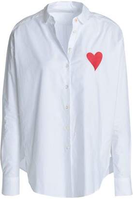 Chinti and Parker Embroidered Cotton-Poplin Shirt