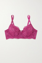 Thumbnail for your product : Cosabella Pret-a-porter Stretch-lace Underwired Bra - Pink