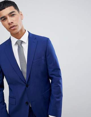 Esprit Slim Fit Suit Jacket In Royal Blue