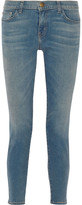 Thumbnail for your product : Current/Elliott The Easy Stiletto Faded Low-rise Skinny Jeans