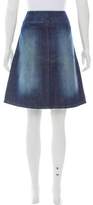 Thumbnail for your product : Dolce & Gabbana Knee-Length Denim Skirt
