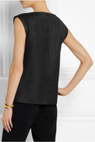 Thumbnail for your product : J.Crew Collection embellished wool-gabardine top