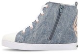 Thumbnail for your product : Sophia Webster Bibi Embroidered Denim High Top Sneakers
