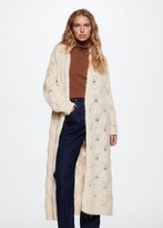 Winter 2023 Long Open Knit Cardigan