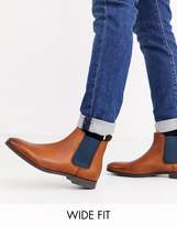 dune wide fit chelsea boots