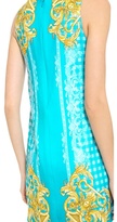 Thumbnail for your product : Versace Sleeveless Gingham Paisley Dress