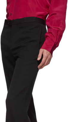 Givenchy Black Wool Classic Flare Pants