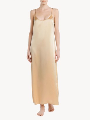 La Perla Long Silk Satin Slip Dress