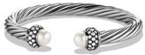 Thumbnail for your product : David Yurman Cable Classics Bracelet with Pearls and Diamonds