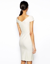 Thumbnail for your product : Vesper Sexy Pencil Dress with Bardot Neck
