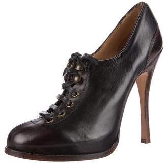 DSQUARED2 Leather Lace-Up Booties