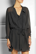 Thumbnail for your product : Isabel Marant Carla silk-georgette mini dress