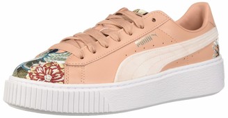 beige puma platforms
