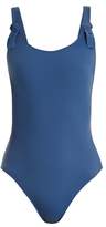 Thumbnail for your product : Solid & Striped The Lucy Buckle Strap Swimsuit - Womens - Blue