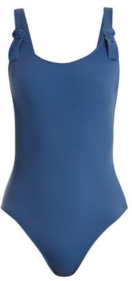 Solid & Striped The Lucy Buckle Strap Swimsuit - Womens - Blue