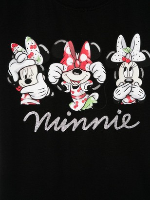 MonnaLisa Minnie Mouse print T-shirt
