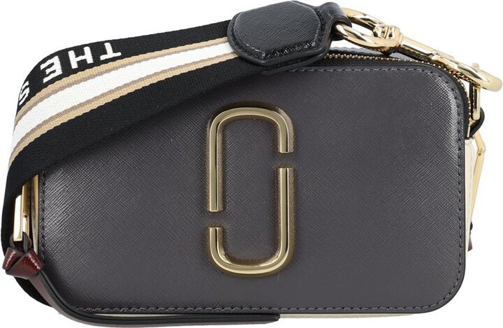 Marc Jacobs Black 'The Logo Strap Snapshot' Bag - ShopStyle
