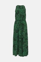 Thumbnail for your product : Karen Millen Conversational Leopard Woven Midaxi Dress