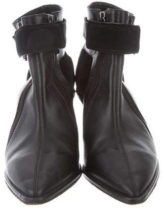 Tibi Leather Ankle Boots