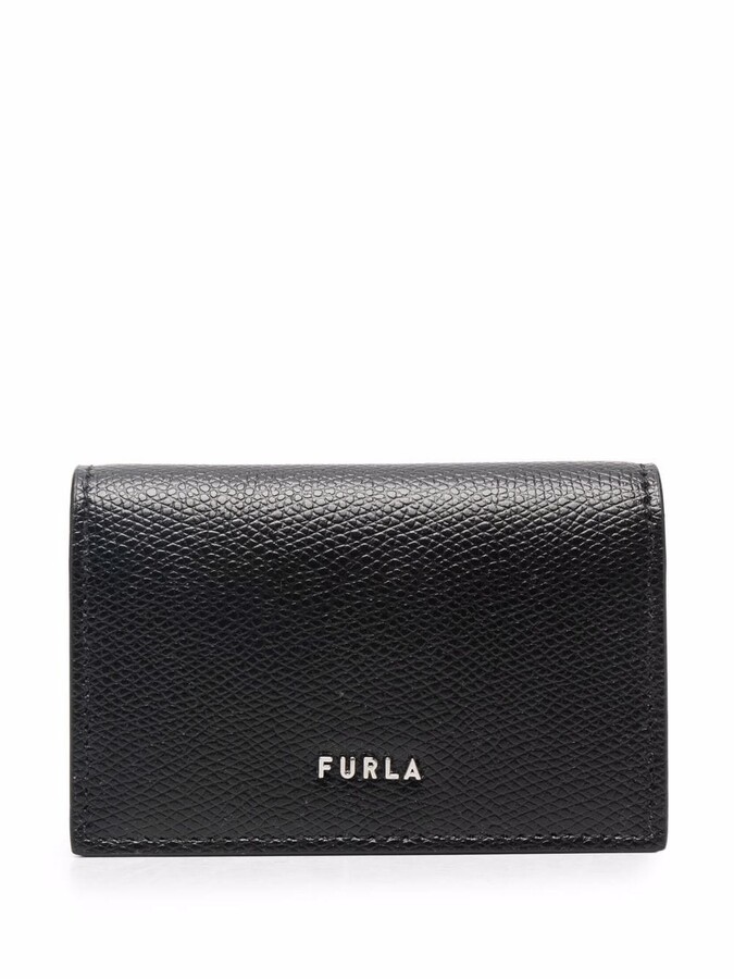 Furla Logo-Lettering Leather Wallet - ShopStyle