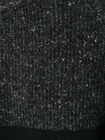 Thumbnail for your product : Roberto Collina stripe panel crew neck sweater