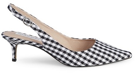 black and white checkered sandals