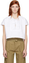 Thumbnail for your product : Carven White Knot Boxy Blouse