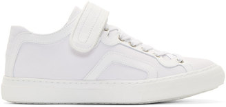 Pierre Hardy White Piqué Sneakers