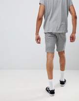 Thumbnail for your product : ASOS Design Tall Slim Shorts In Monochrome Check With Side Taping