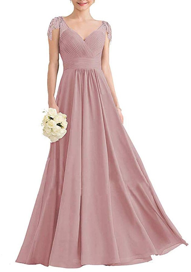 dusty rose maxi dress uk