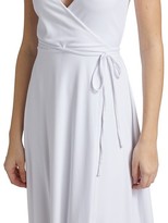 Thumbnail for your product : Susana Monaco V-Neck Wrap Midi Dress