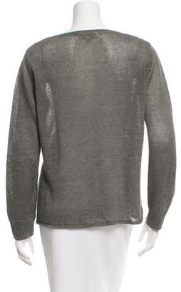 A.P.C. Linen Long Sleeve Sweater