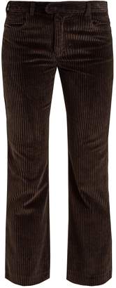 Isabel Marant Reo straight-leg corduroy cropped trousers