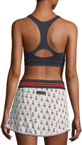 Thumbnail for your product : The Upside Indigo Anna Scoop-Neck Logo Performance Sports Bra