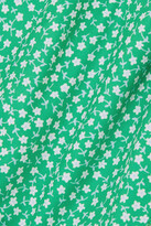 Thumbnail for your product : Rixo Lucia Floral-print Triangle Bikini - Green