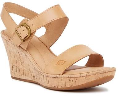born boulder platform wedge sandal
