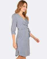 Thumbnail for your product : Forcast Gianna Cross-Over Dress