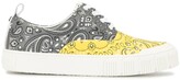 Thumbnail for your product : Pierre Hardy Ollie paisley print sneakers