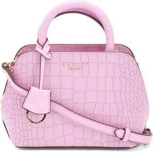 Leather Liverpool Street 2 Small Zip Top Satchel for Women | Leather/Metal